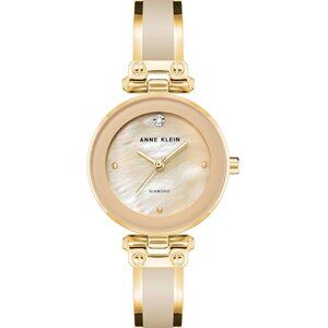 Anne Klein AK-1980TMGB Women Gold Stainless Steel Analog Dial Quartz Watch BL307